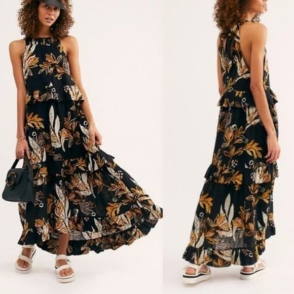 Free People Dresses & Skirts - Free Free People Anita Boho Maxi Dress XS NWT